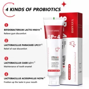 YAYASHI SP-4 Probiotic Whitening Toothpaste