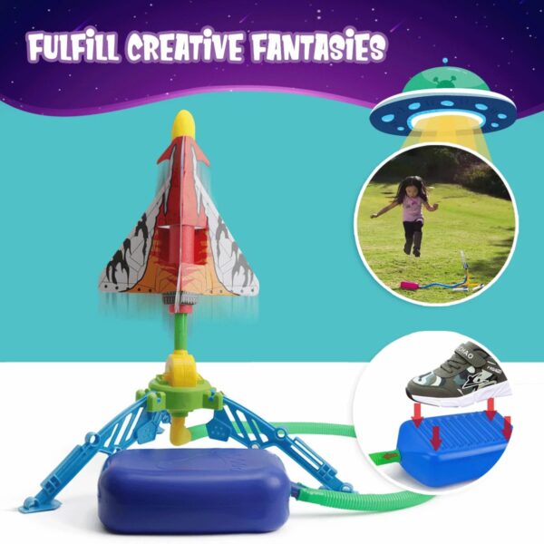 Kids Air Pressed Stomp Rocket Game- Toys & Hobbies