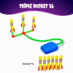 Kids Air Pressed Stomp Rocket Game- Toys & Hobbies