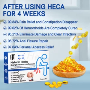 Heca Natural Herbal Strength Hemorrhoid Capsules