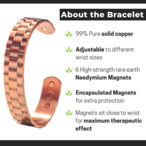 Menheal™ Pure Copper MagneticTherapy Bracelet