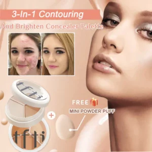 flysmus™ TIFITM 3-In-1 Contouring And Brighten Concealer Palette