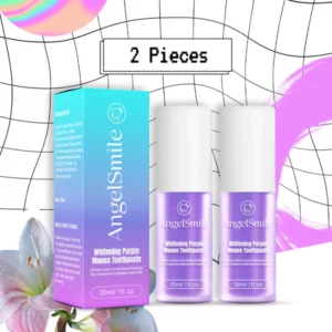 AngelSmile Whitening Purple Mousse Toothpaste