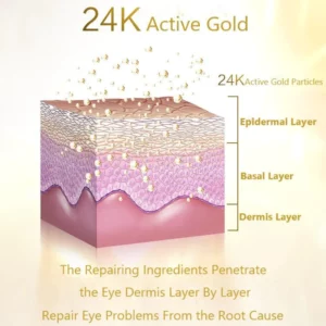 Oveallgo™ 24K Gold Snail Collagen Eye Mask