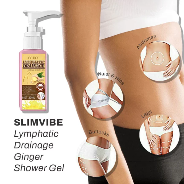 SlimVibe LymphaticDrainage Ginger ShowerGel