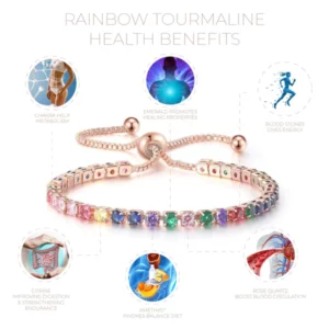 SlimFit Rainbow Tourmaline Bracelet