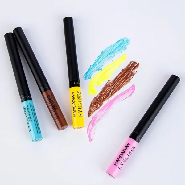 12 Colors Colorful Waterproof Liquid Eyeliner Pencil