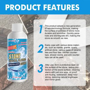 Stone stain remover and renovator