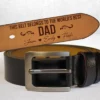 Personalized Engraved Leather Belt