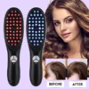 LED Infrared Hairbrush with Oil Diffuser