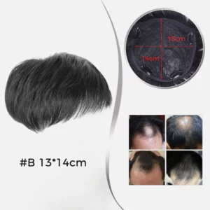 Realistic and Breathable Men's Hair Replacement Wigs