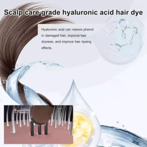 Long-lasting, non-damaging gray hair cream