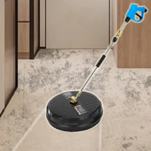 Surface cleaner for high pressure washing with 2 extensions