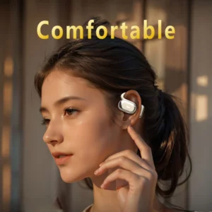 HiFi Comfortable Bluetooth Ear Hook Headphones with Adjustable Wire