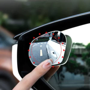 2PCS 360 Degree Adjustable Angle HD Glass Blind Spot Mirrors