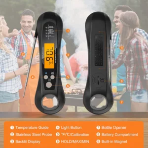 Instant Read Digital Meat Thermometer