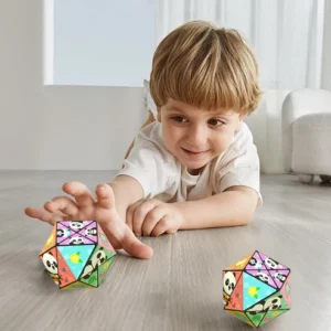 Creative Folding Panda Magic Cube Toy