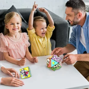 Creative Folding Panda Magic Cube Toy