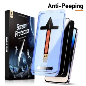 4K HD/Anti-Peeping Tempered Glass Screen Protector with Auto Dust-elimination Galaxy S Series