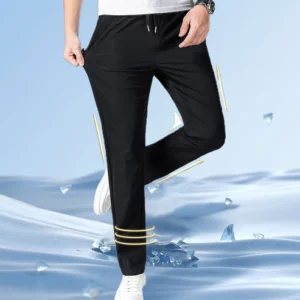 Men's Elastic Waist Pants, Stay Cool & Stylish!