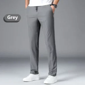 Men's Elastic Waist Pants, Stay Cool & Stylish!