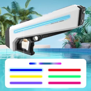 Cool Off & Play - Colorful light electric water gun toys