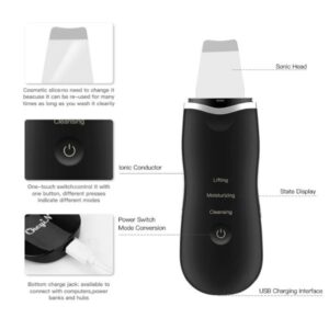 Ultrasonic Skin Scrubber Beauty Device