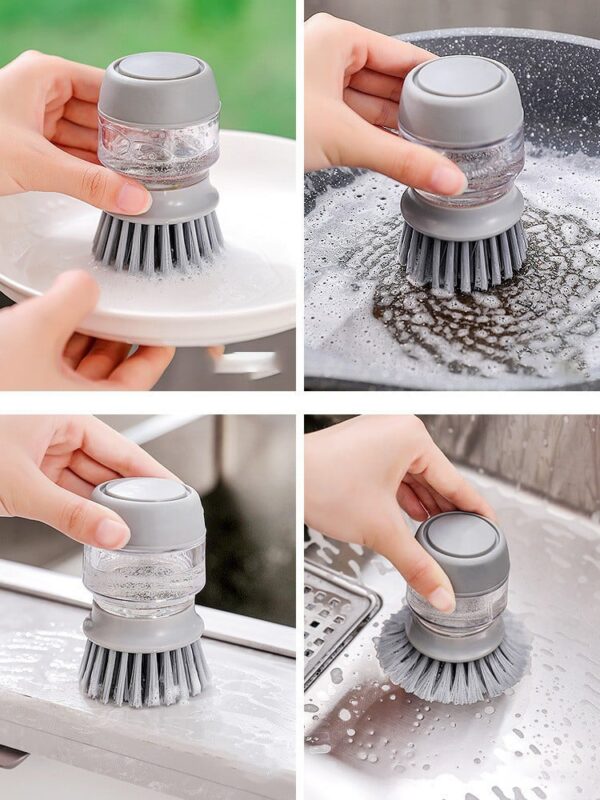 Multifunctional Pressing Cleaning Brush - Kitchen Gadgets