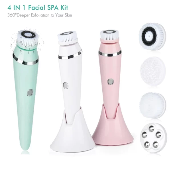 LuxiaSkins™️ 4 in 1 Cleansing Brush