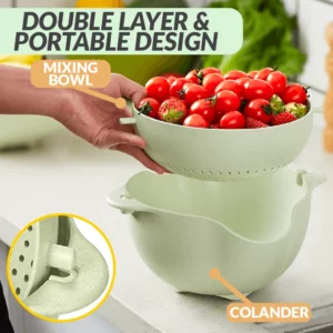 2 In 1 Dual Kitchen Strainer