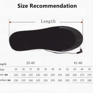 USB Heated Shoe Insoles