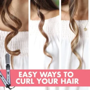 2 in 1 Auto Hair Curling Brush