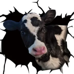 Funny Cow Car Window Rear Windshield Sticker