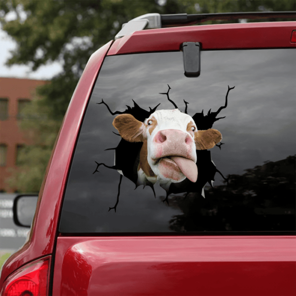 Funny Cow Car Window Rear Windshield Sticker