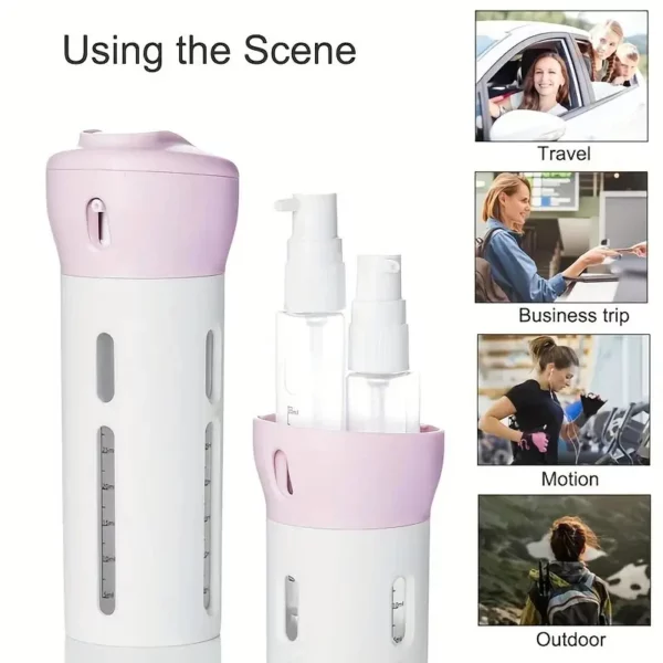 4-in-1 Portable Travel Bottles Set - Beauty & Health
