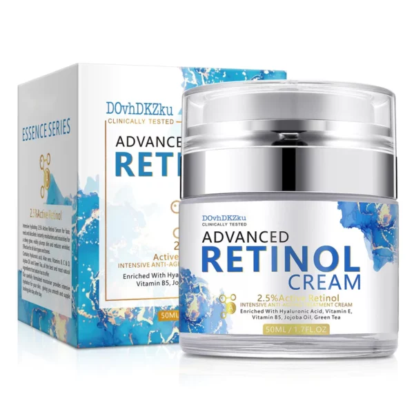DOvhDKZku Retinol Cream for Face with Hyaluronic Acid