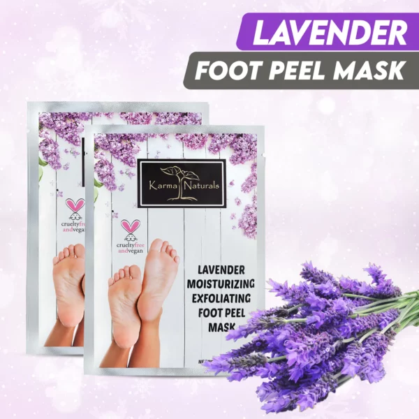 Karma Naturals lavender Foot Peel Mask
