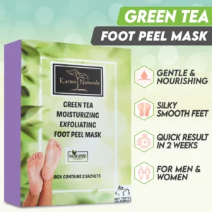 Karma Naturals Green Tea Foot Peel Mask