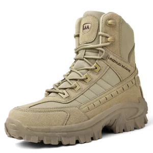 Men's Waterproof Outdoor Anti-Puncture Work Combat Boots