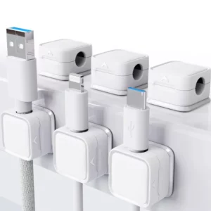 6 Pieces Set Charging Cable Magnetic Cable Organizer Storage Holder