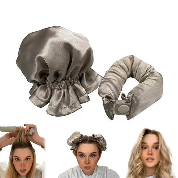 SATIN HEATLESS CURLING BUNS SET