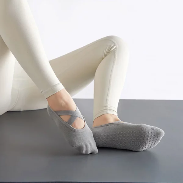 Women Yoga Socks Anti Slip Bandage