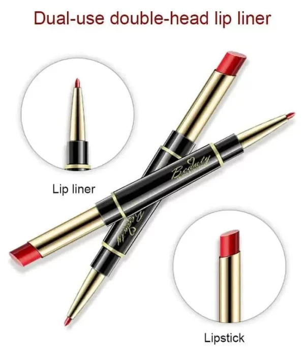 Automatic Lip Liner Matte Lipstick - Waterproof/Non-fading/Non-stick