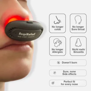 Nurbini™ RespiRelief red light nasal therapy device