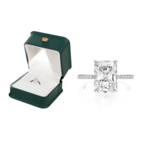 angul™ Moissanite Haute Couture Square Diamond Ring