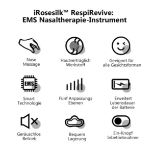 iRosesilk™ RespiRevive EMS Nasaltherapie-Instrument