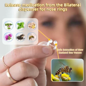 Bee Venom Lymphatic Drainage & Slimming Nose Ring