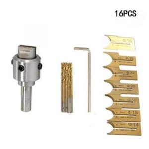 16-Piece Carbide Ball Nose Router Bits Set for Woodworking