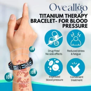 NOWORDUP™ Titanium Therapy Bracelet - for Blood Pressure