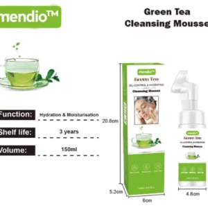 Green tea cleansing mousse